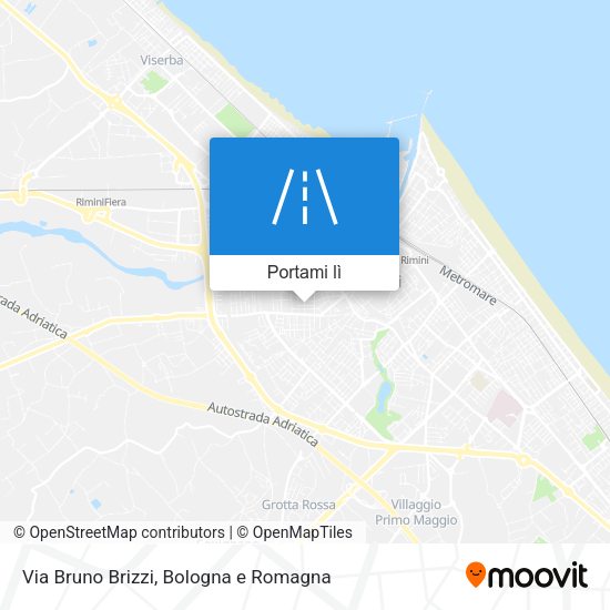 Mappa Via Bruno Brizzi