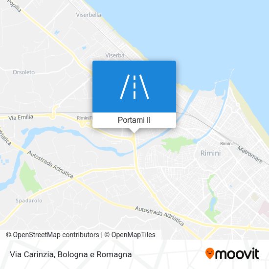 Mappa Via Carinzia