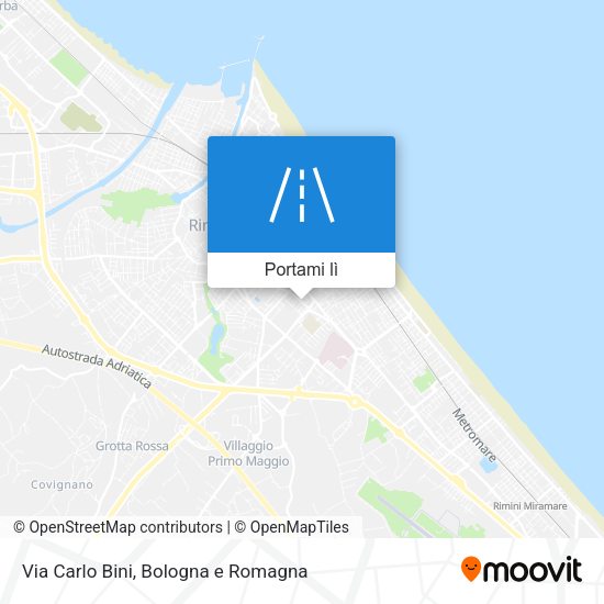 Mappa Via Carlo Bini