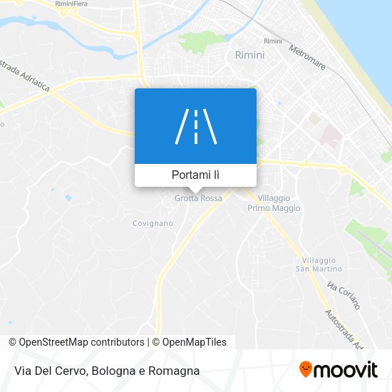 Mappa Via Del Cervo