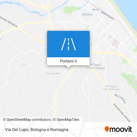 Mappa Via Del Lupo