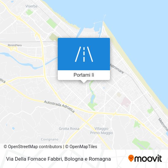 Mappa Via Della Fornace Fabbri