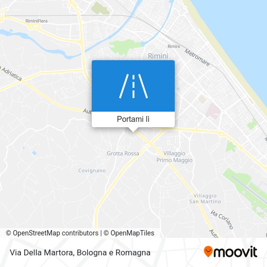 Mappa Via Della Martora