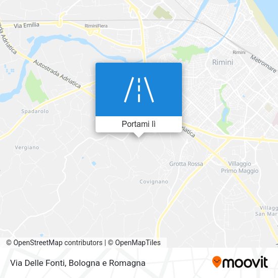 Mappa Via Delle Fonti