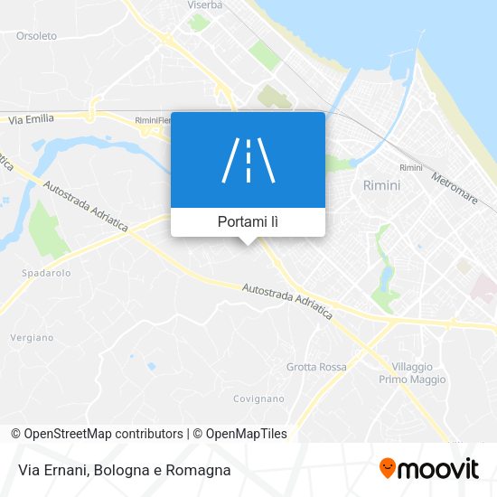 Mappa Via Ernani