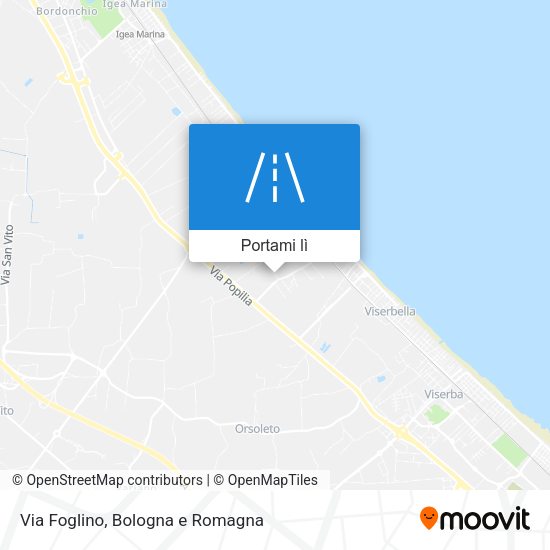 Mappa Via Foglino