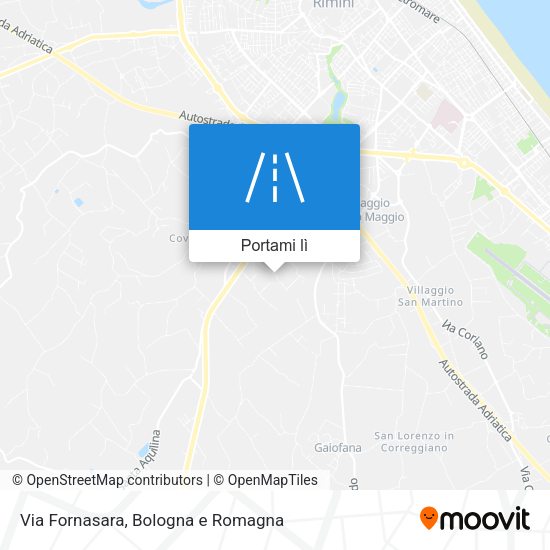Mappa Via Fornasara