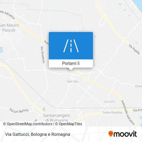 Mappa Via Gattucci