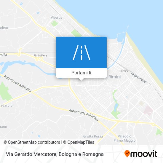 Mappa Via Gerardo Mercatore