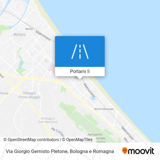 Mappa Via Giorgio Gemisto Pletone