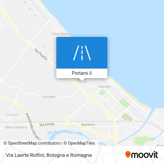 Mappa Via Laerte Rolfini