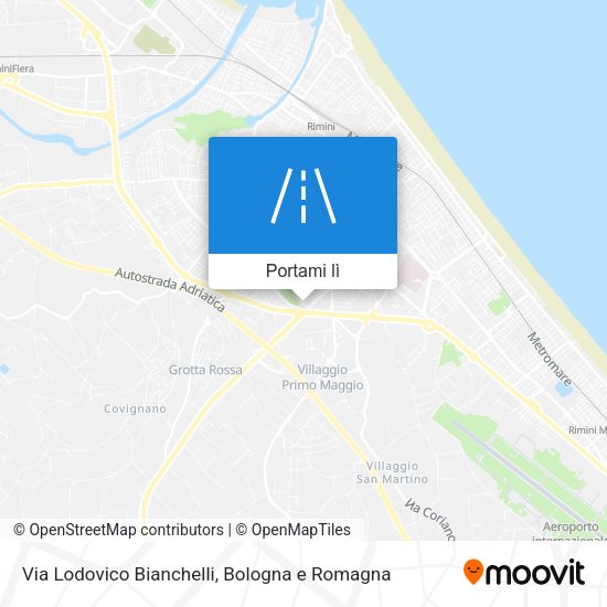 Mappa Via Lodovico Bianchelli