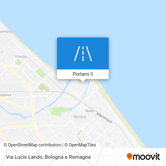 Mappa Via Lucio Lando