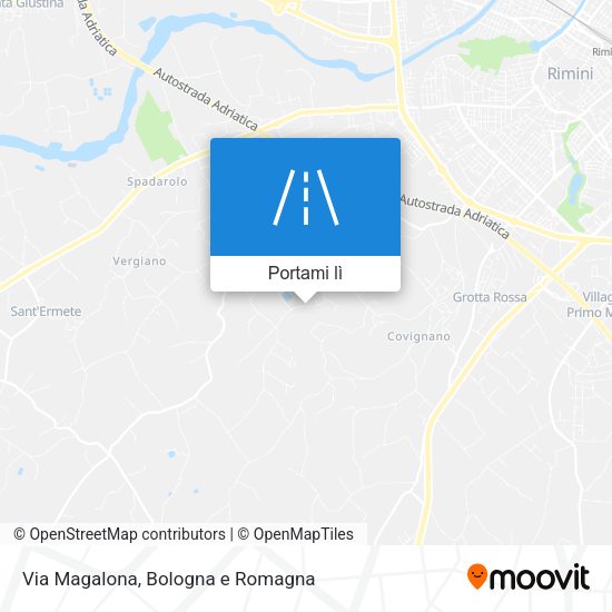 Mappa Via Magalona