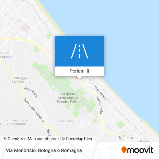 Mappa Via Mendrisio