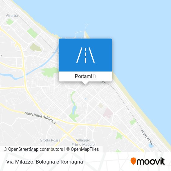 Mappa Via Milazzo