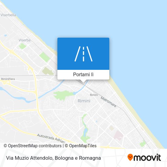 Mappa Via Muzio Attendolo