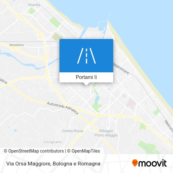 Mappa Via Orsa Maggiore