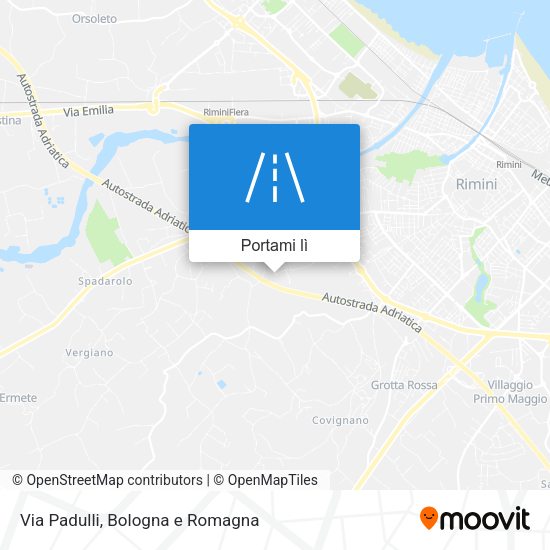Mappa Via Padulli