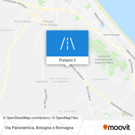 Mappa Via Panoramica