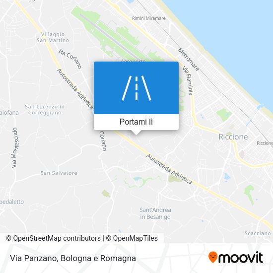 Mappa Via Panzano