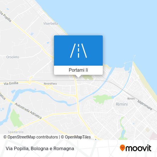 Mappa Via Popilia