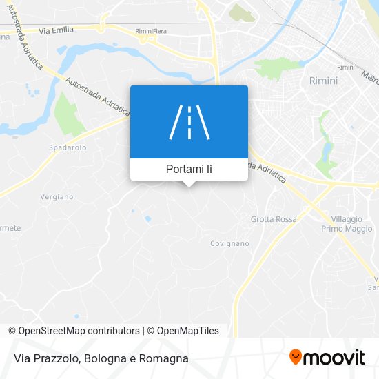 Mappa Via Prazzolo