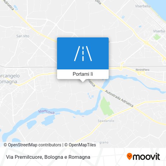 Mappa Via Premilcuore