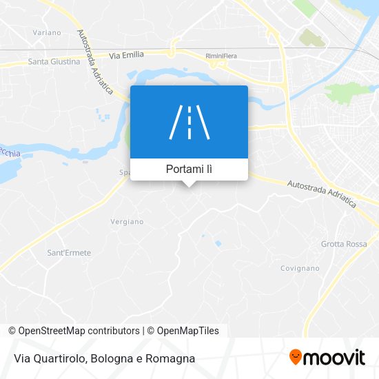 Mappa Via Quartirolo