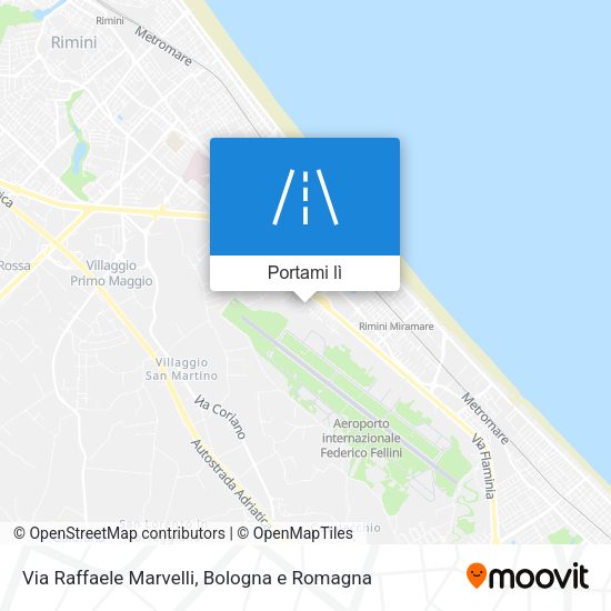Mappa Via Raffaele Marvelli