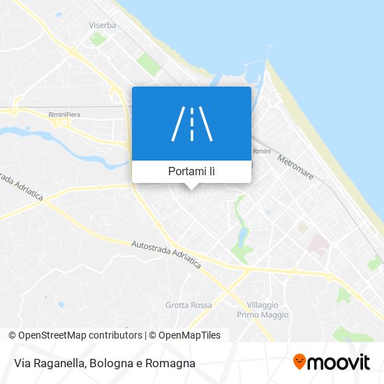 Mappa Via Raganella