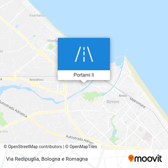 Mappa Via Redipuglia