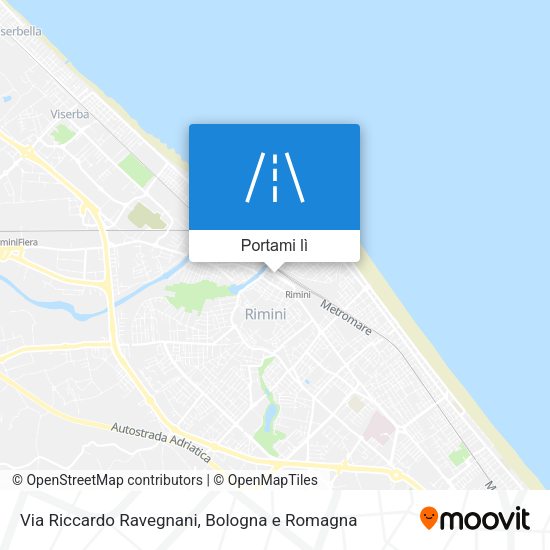 Mappa Via Riccardo Ravegnani
