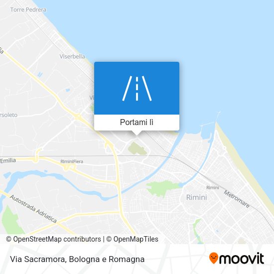 Mappa Via Sacramora