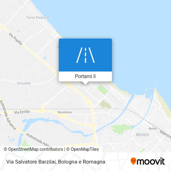Mappa Via Salvatore Barzilai