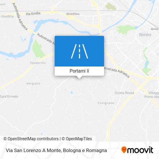 Mappa Via San Lorenzo A Monte