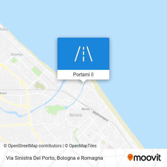 Mappa Via Sinistra Del Porto