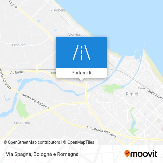 Mappa Via Spagna