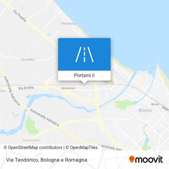 Mappa Via Teodorico