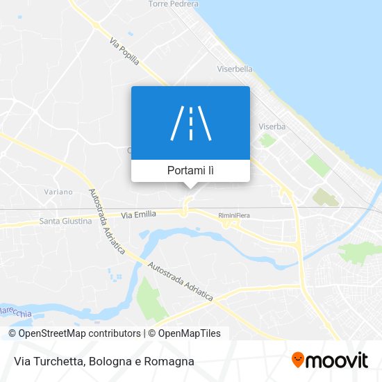 Mappa Via Turchetta