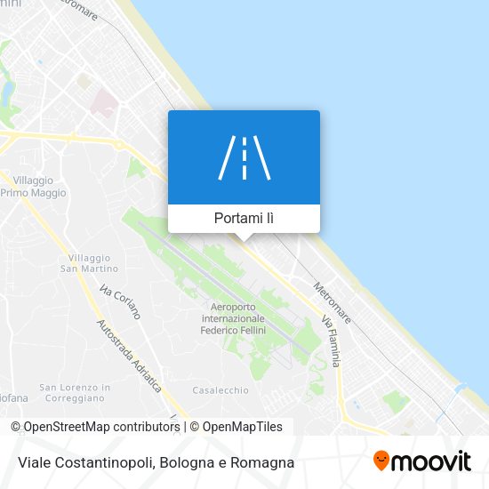Mappa Viale Costantinopoli
