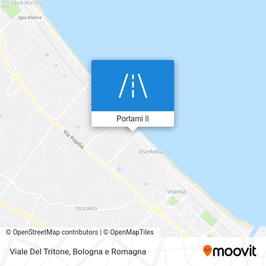 Mappa Viale Del Tritone