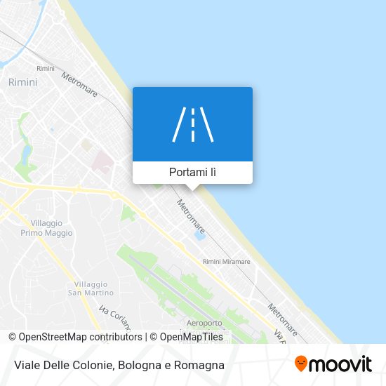 Mappa Viale Delle Colonie