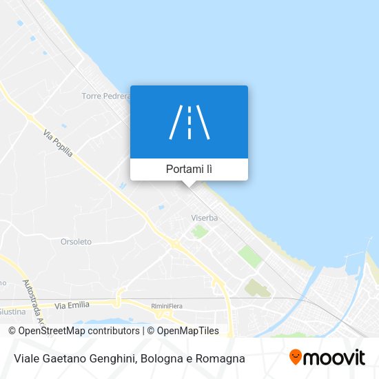 Mappa Viale Gaetano Genghini