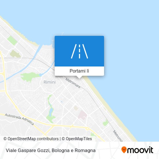 Mappa Viale Gaspare Gozzi