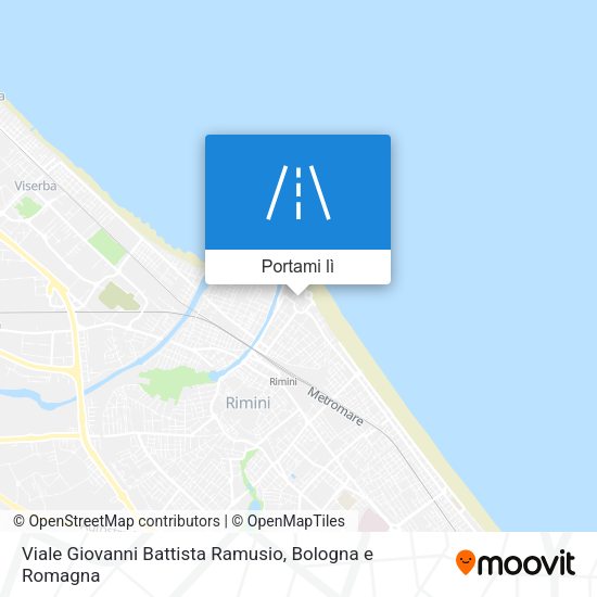Mappa Viale Giovanni Battista Ramusio