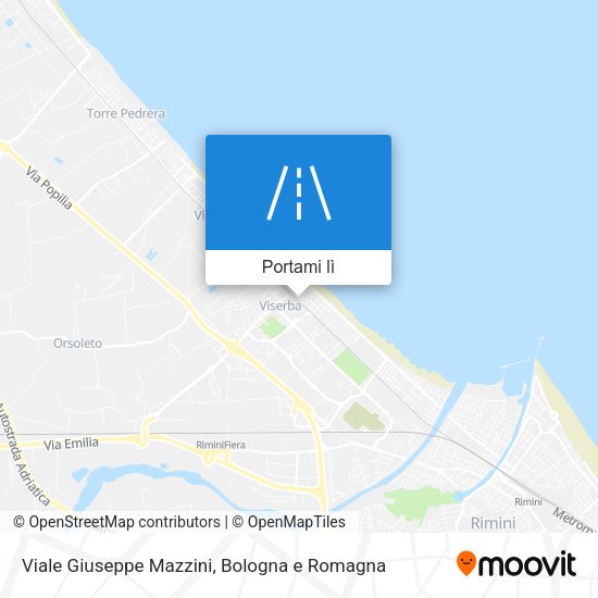 Mappa Viale Giuseppe Mazzini