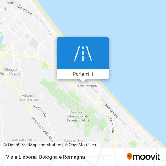 Mappa Viale Lisbona