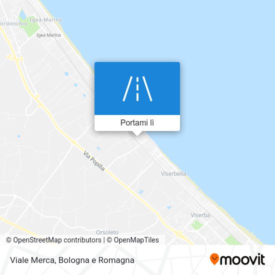 Mappa Viale Merca