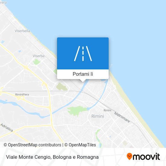 Mappa Viale Monte Cengio